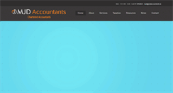 Desktop Screenshot of mjdaccountants.ie